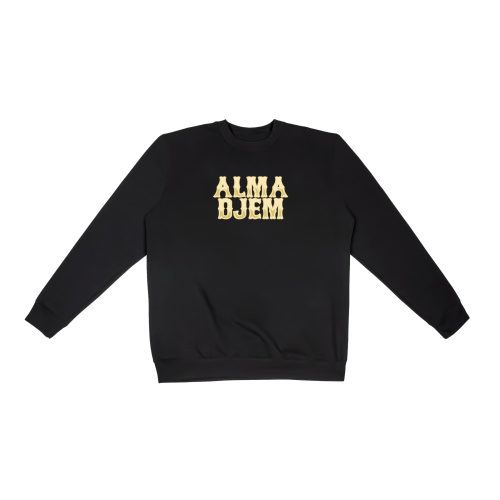 Moletom-Alma Djem-Preto-Frente