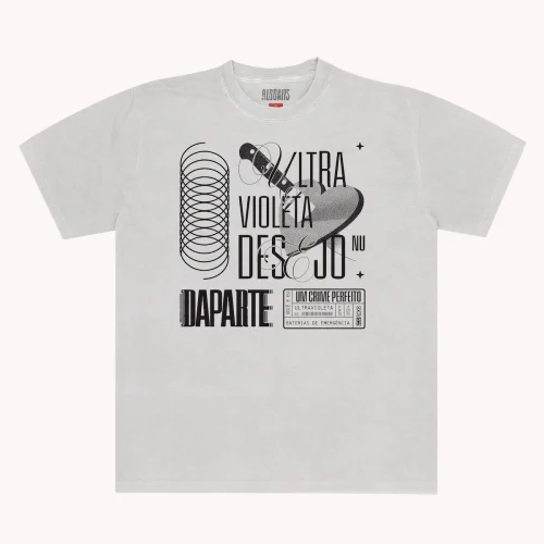 Camiseta Ultravioleta Branca - Daparte