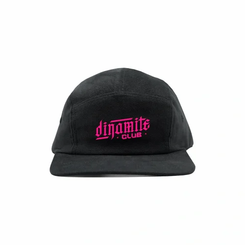 Boné Five Panel Preto - Logo Dinamite Club